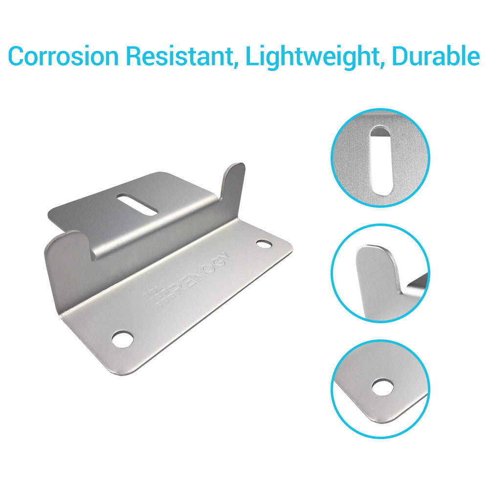 Kit de 4 supports de fixation en Z pour panneau solaire