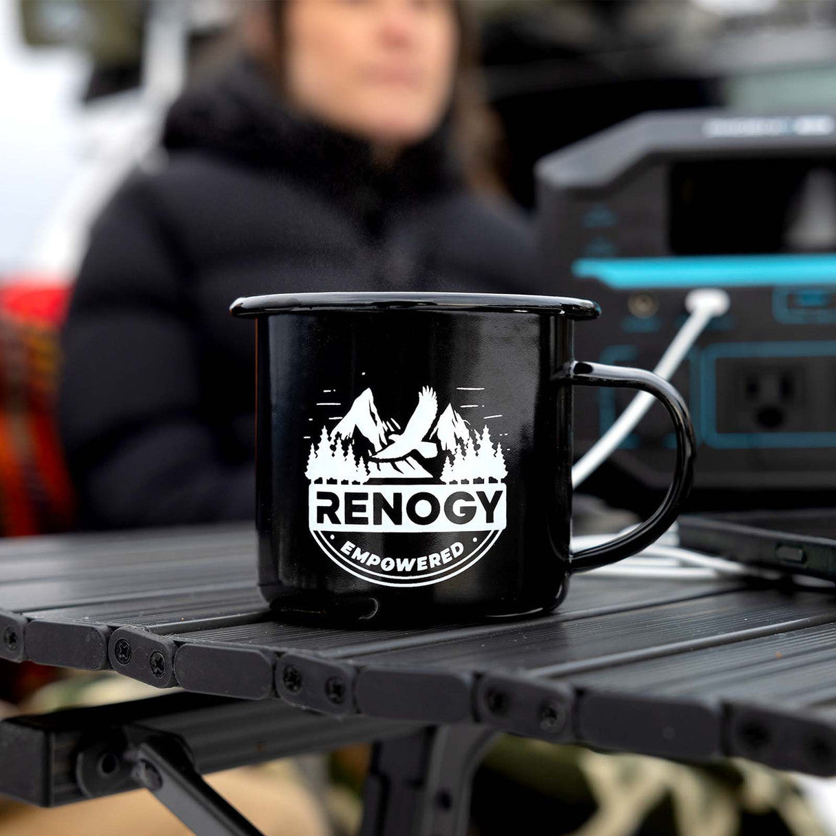 Mug à café émaillé Renogy
