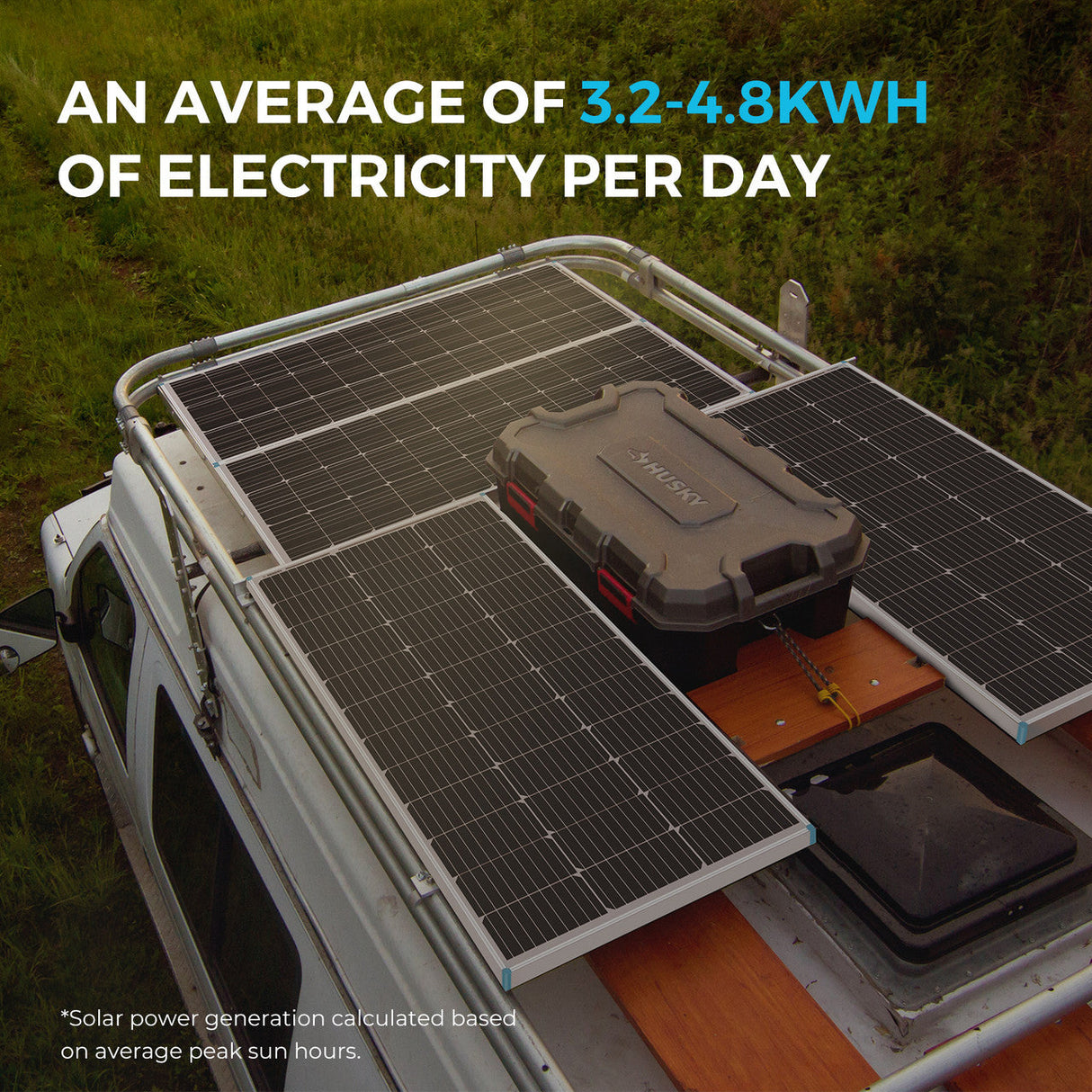 Kit solaire Premium 800W 12V/24V avec contrôleur de charge MPPT Rover 60A pour camping-car, caravane, bateau et systèmes hors réseau