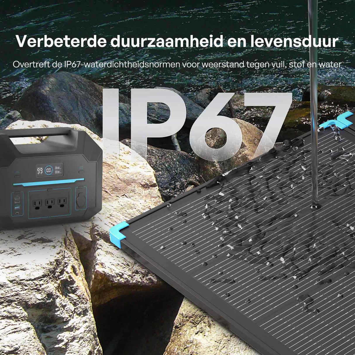 Valise Panneau Solaire Portable Légère 220W