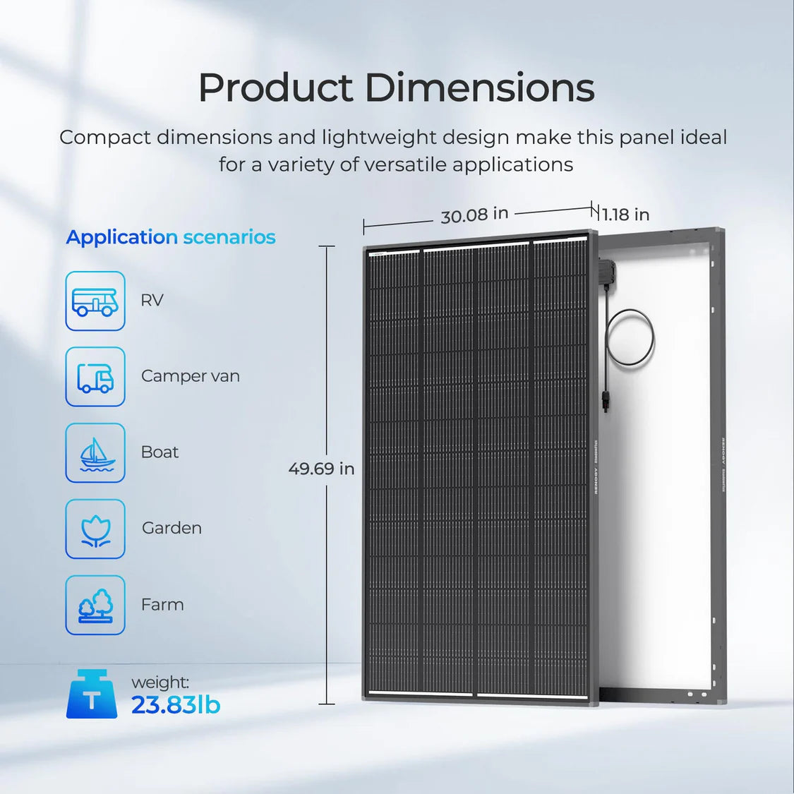 3,84 kWh Caravan Power Kit | 2000 W Omvormer en 50 A Acculader
