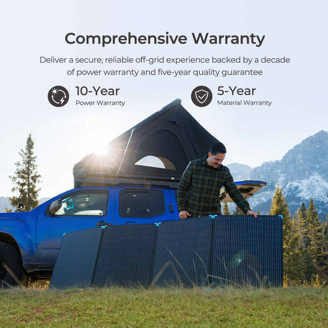 Valise solaire portable Renogy 400W/300W/100W – Légère et puissante