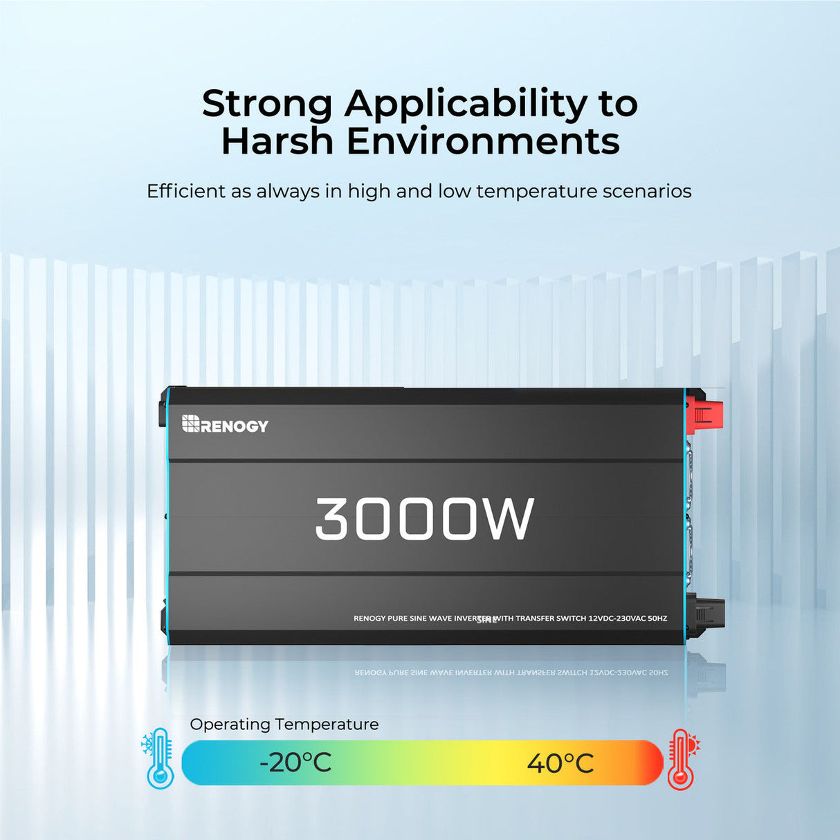 3000W 12V Zonne-omvormer | Pure Sinus | Camper, Motorhome & Off-Grid