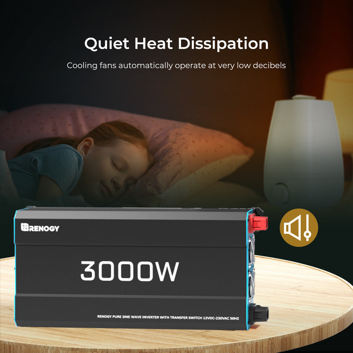 5,12 kWh Caravan Power System | 3000W-omvormer, 200Ah Lithium Battery x2