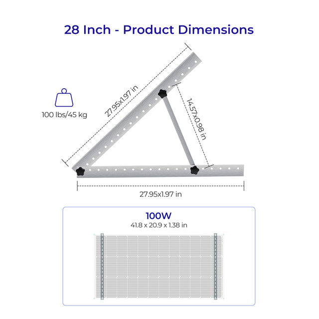 Supports d'inclinaison pour camping-car