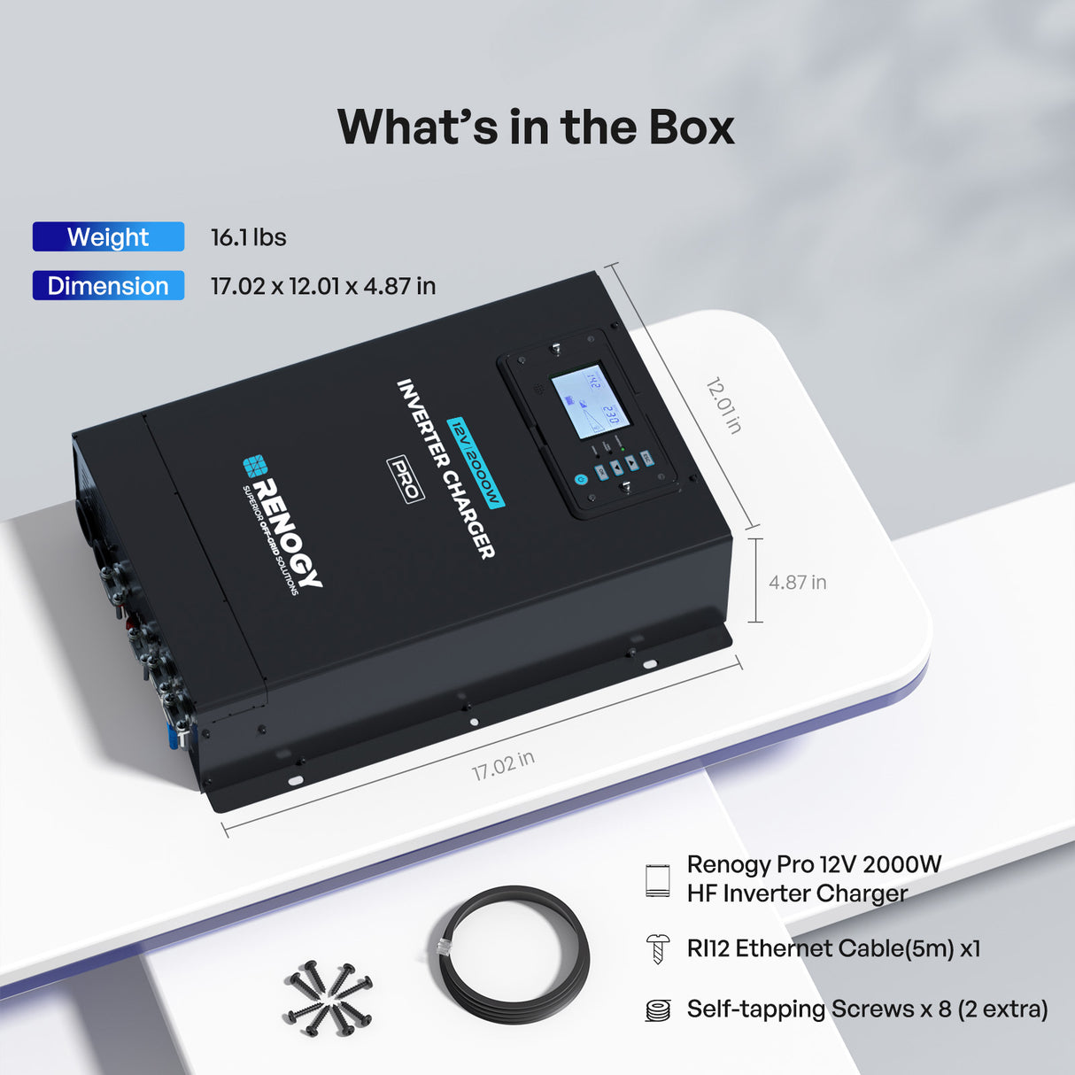 Onduleur / Chargeur de batterie 3000W 12V Pur Sinus HF