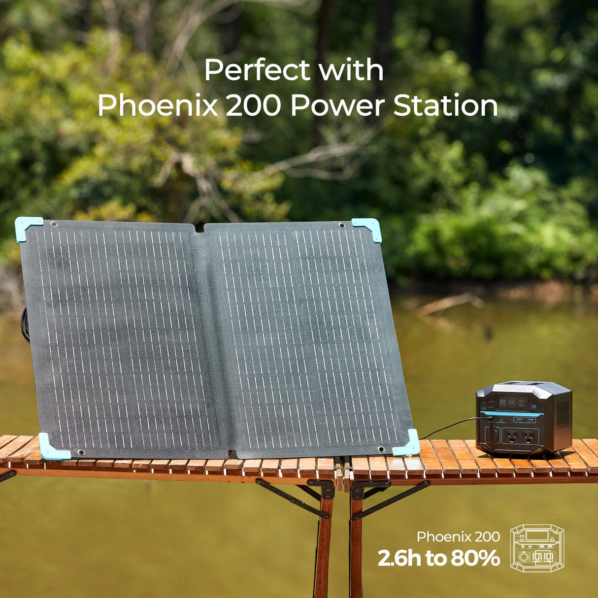 E.FLEX 80 Panneau Solaire Portable