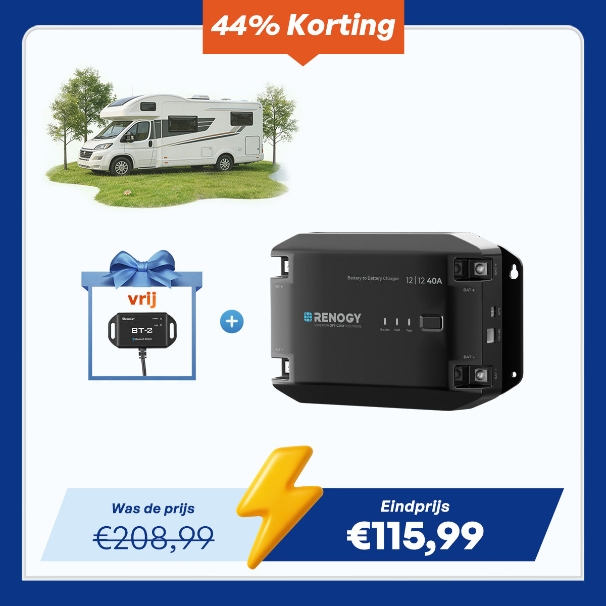 Chargeur de batterie DC-DC 12 V 40 A