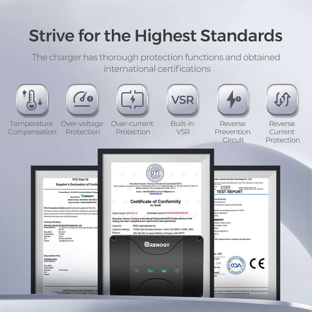 12V 50A DC-DC Acculader met MPPT | Compatibel met LiFePO4, Loodzuur, SLA, Gel & AGM Accu’s