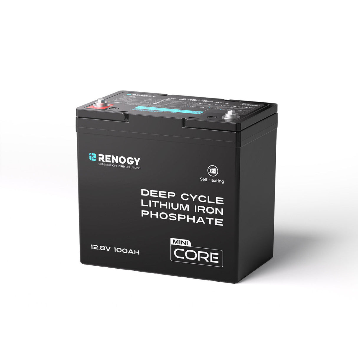 Core Mini DuoHeat — LiFePO₄ 12,8 V 100 Ah Batterij