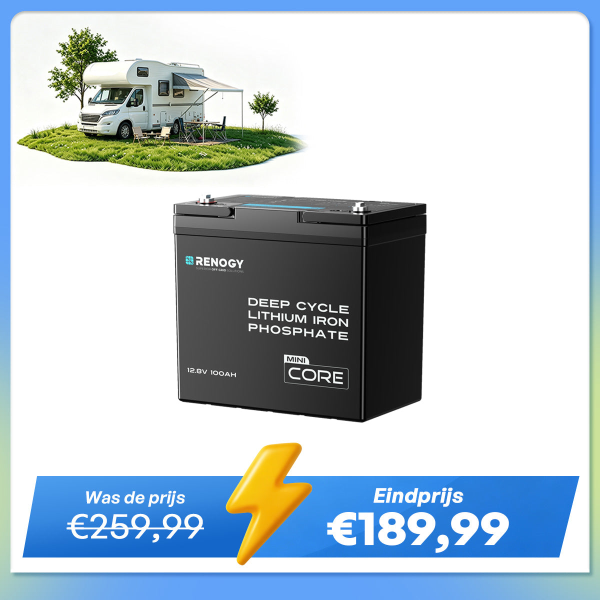 Core Mini – 12,8V 100Ah LiFePO4 Accu