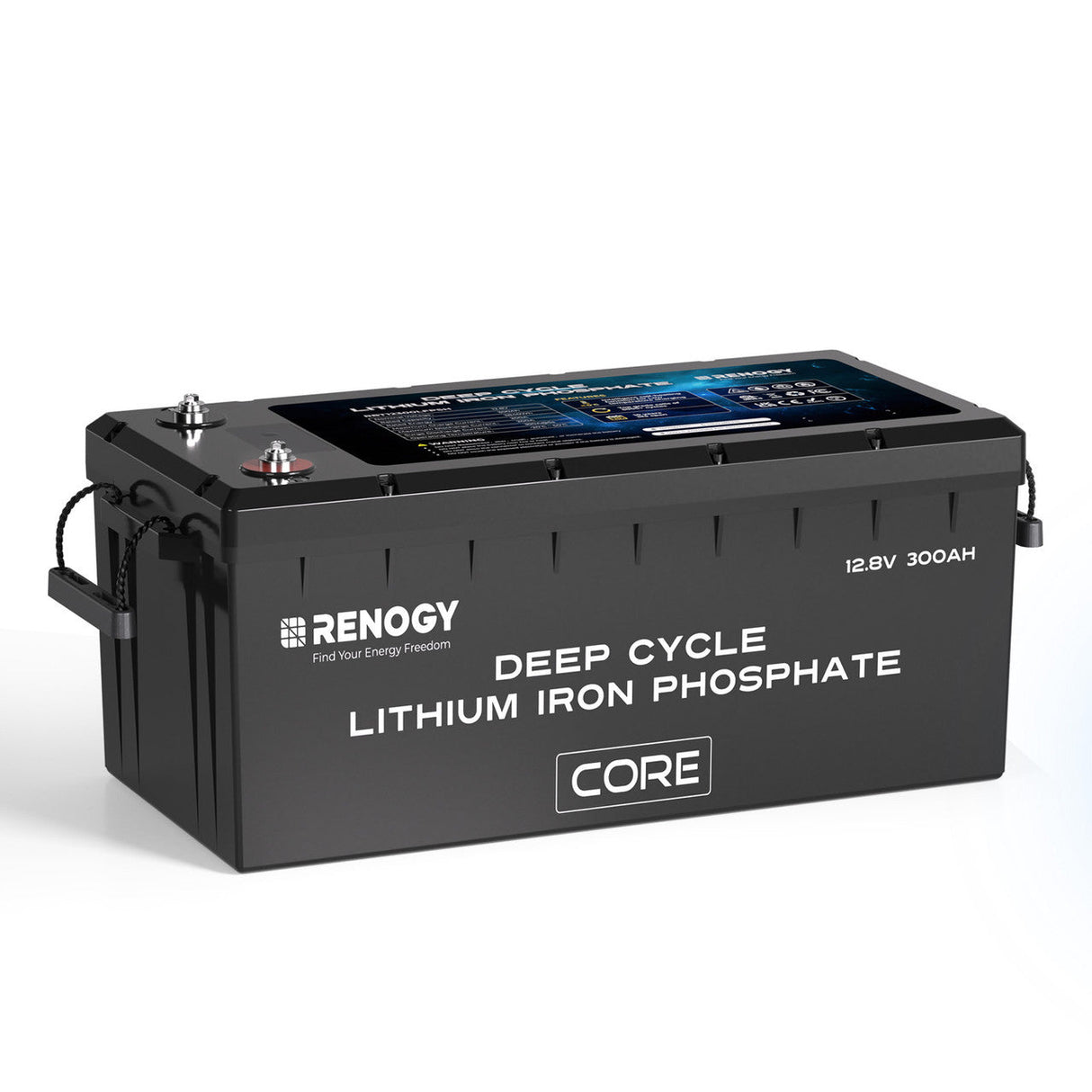 Renogy 12V 300Ah Core Series LiFePO4 Accu – Zelfverwarmend (Nieuwe Versie)