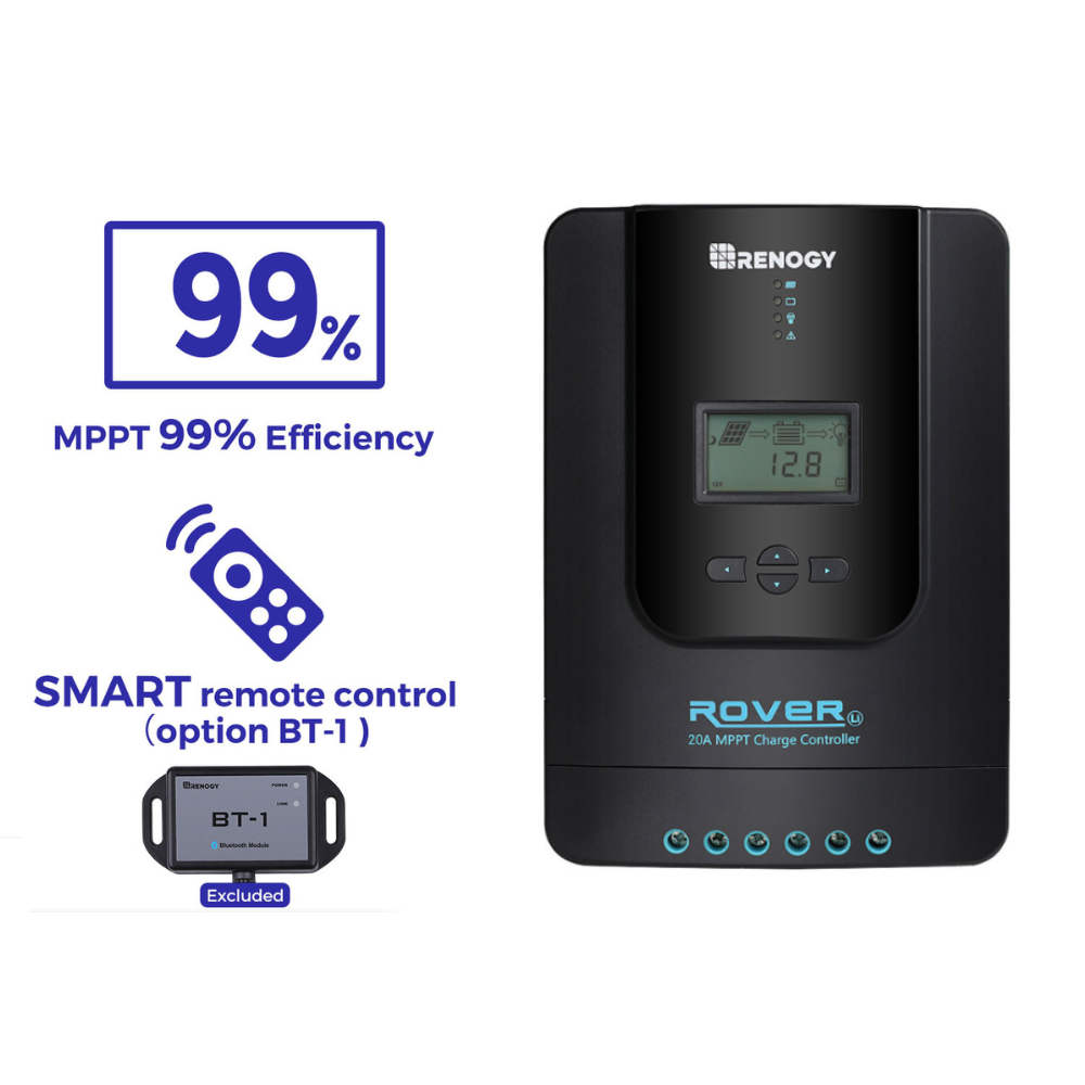 Rover Li 20 Amp MPPT Zonne-laderregelaar