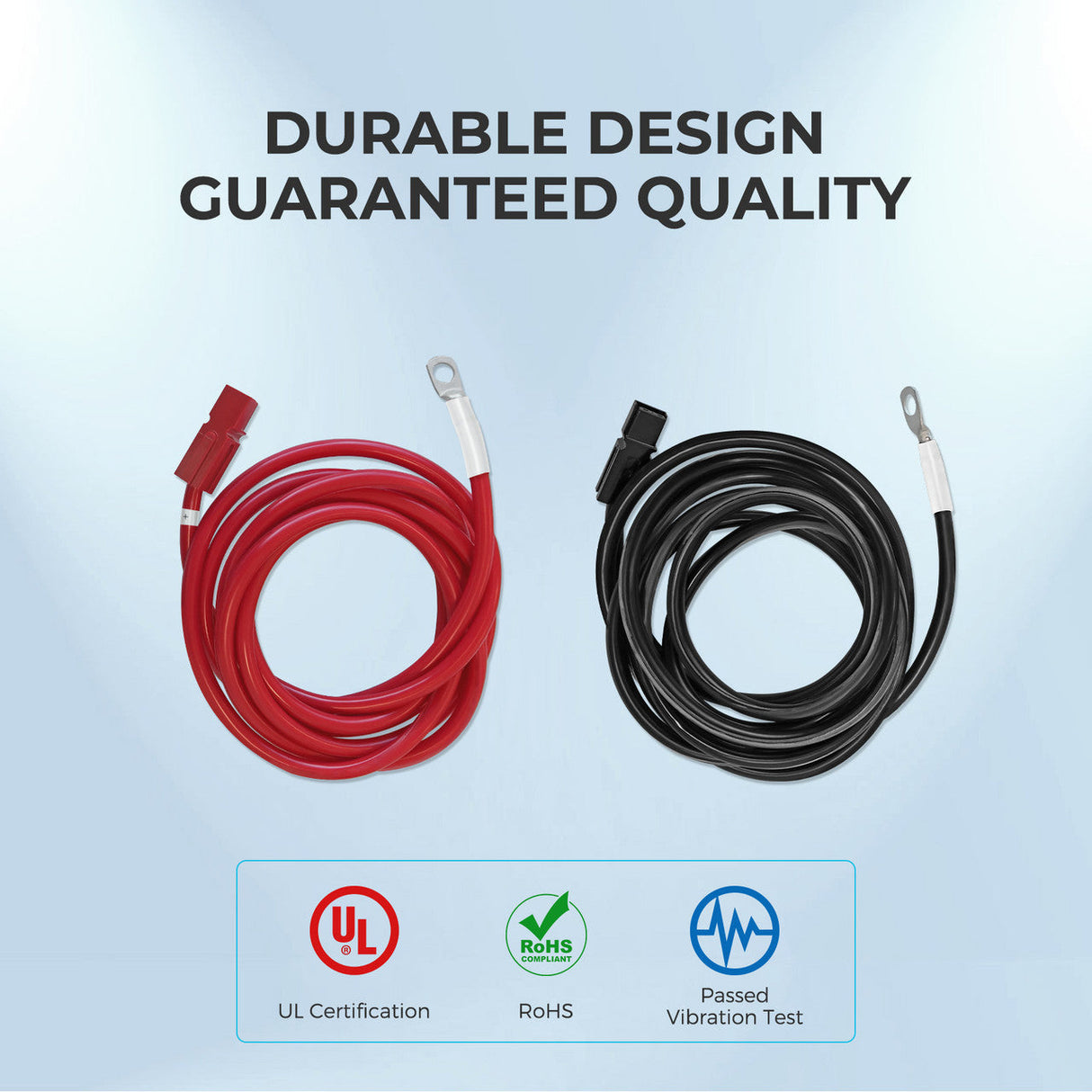 Renogy Câble adaptateur Anderson 3 m 6 AWG (Anderson PP75 - cosse à anneau)