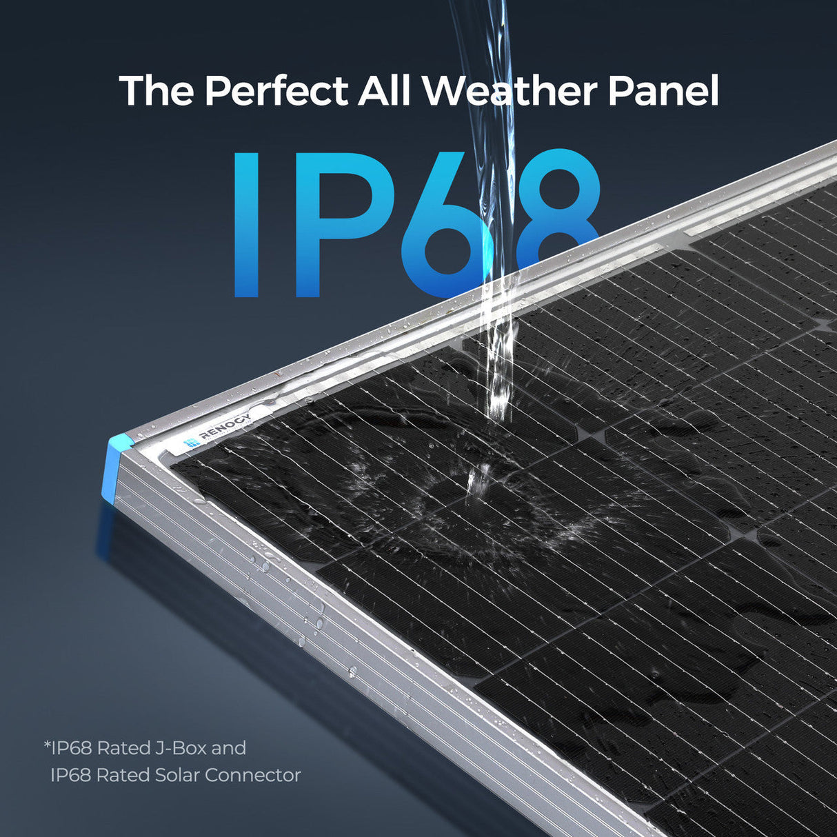 Panneau solaire monocristallin bifacial 115 Watt 12 Volts