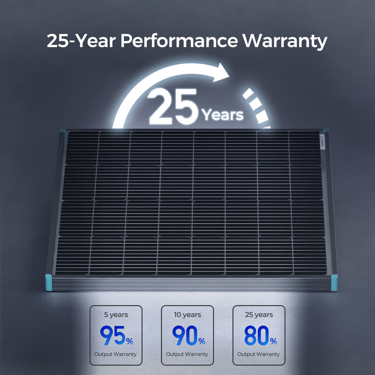 Panneau solaire monocristallin bifacial 115 Watt 12 Volts