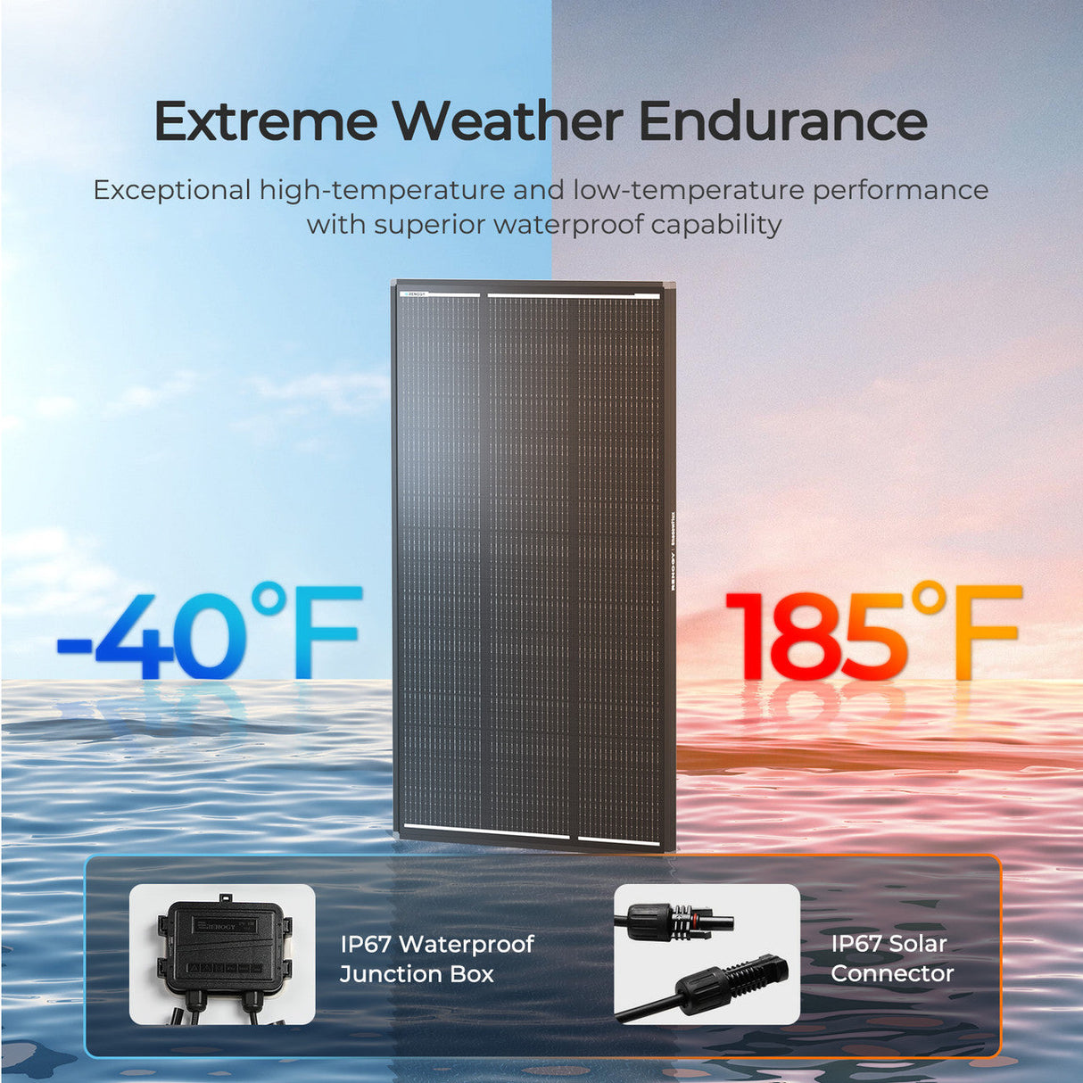 120W ShadowFlux Anti-Shading N-Type Zonnepaneel