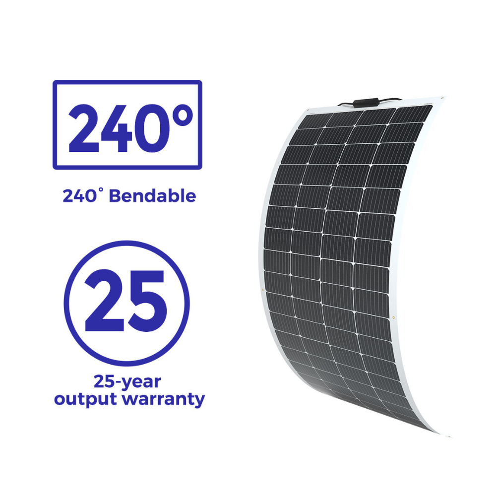 Flexibel Monokristallijn Zonnepaneel 200W – 12V