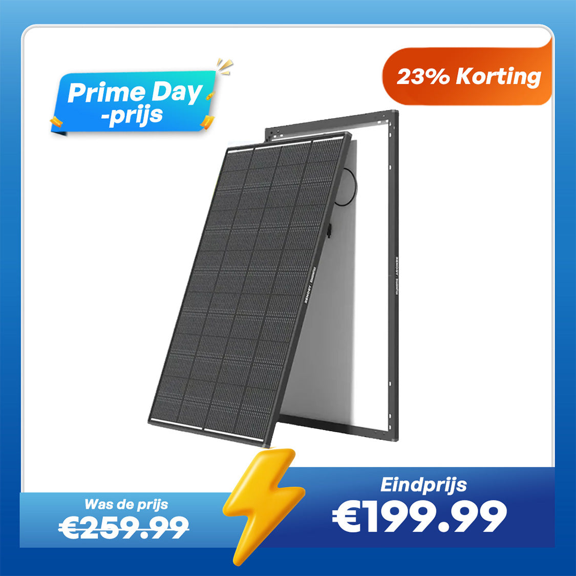 Panneau solaire ShadowFlux 200W type N haute efficacité anti-ombrage