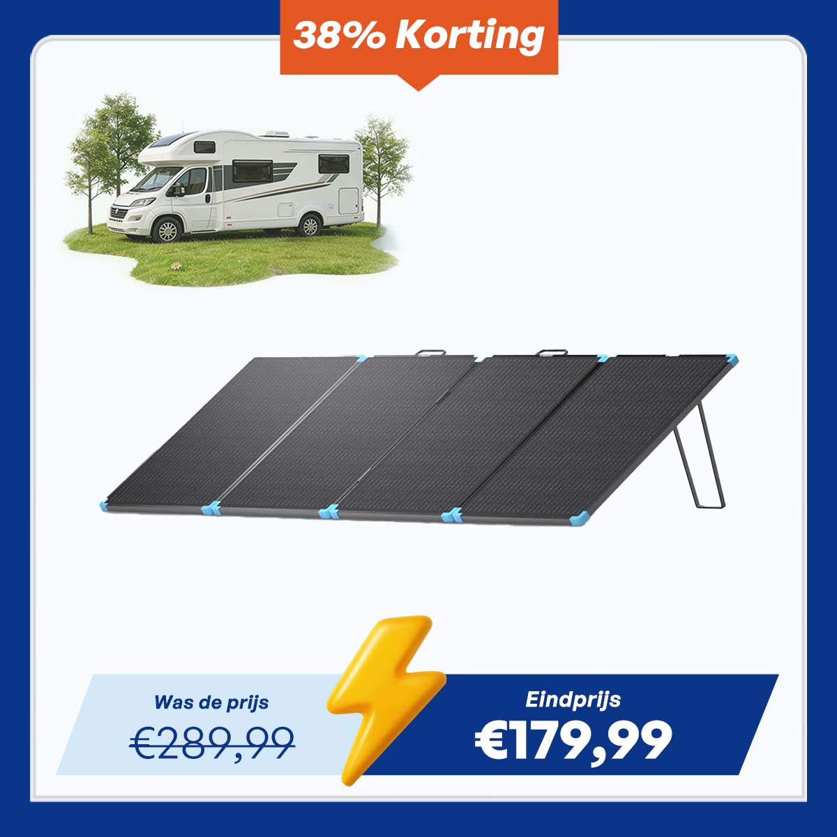 220W Lichtgewicht Draagbare Zonnepaneel-Koffer