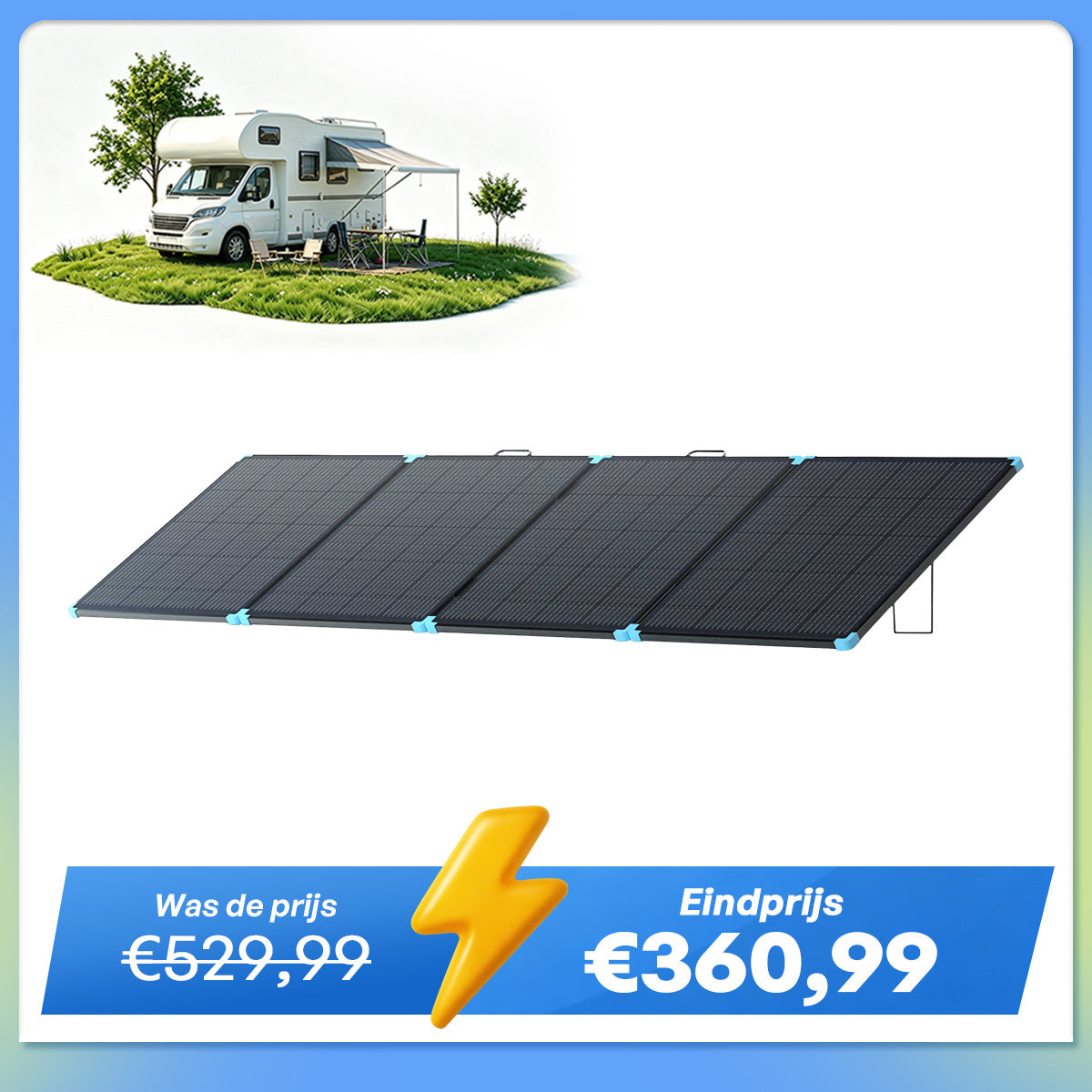 Renogy 400W/300W/100W Draagbare Zonnekoffer – Lichtgewicht en Krachtig