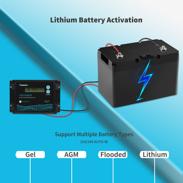 Nouvelle édition Régulateur de charge solaire étanche PWM Voyager 20A