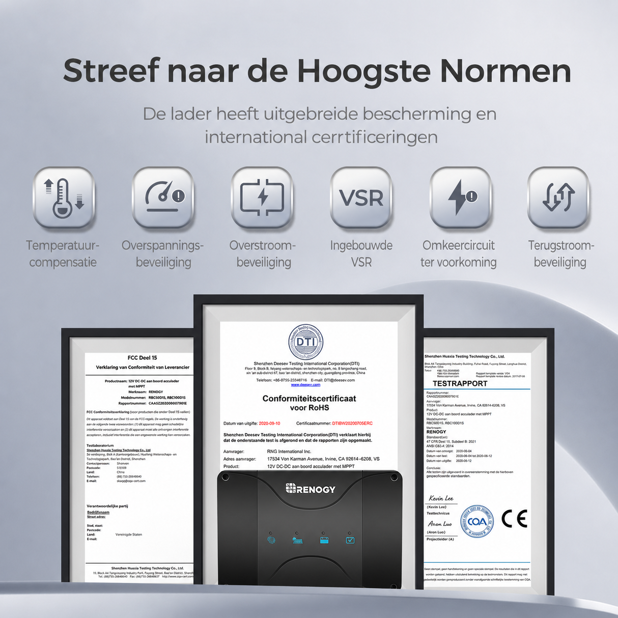 Renogy 12V 50A DC-DC Acculader met MPPT Streef naar de Hoogste Normen