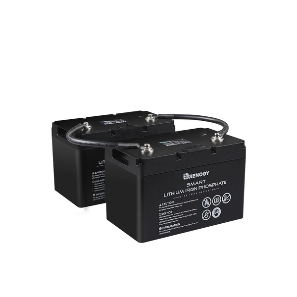 Câble d'interconnexion de batterie en cuivre 12IN/30.5CM 1AWG/50MM2 pour cosses 5/16IN