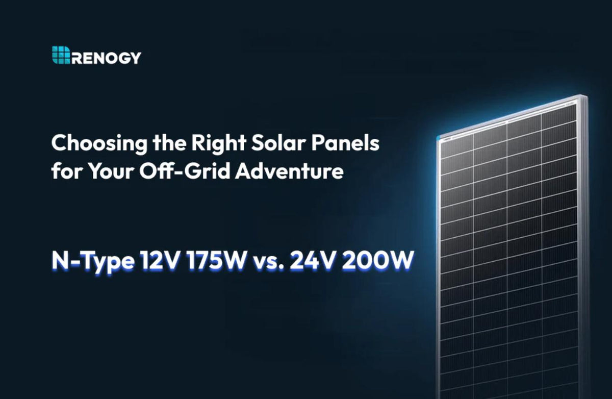Panneaux solaires N-Type pour une vie hors réseau : options 12V 175W et 24V 200W