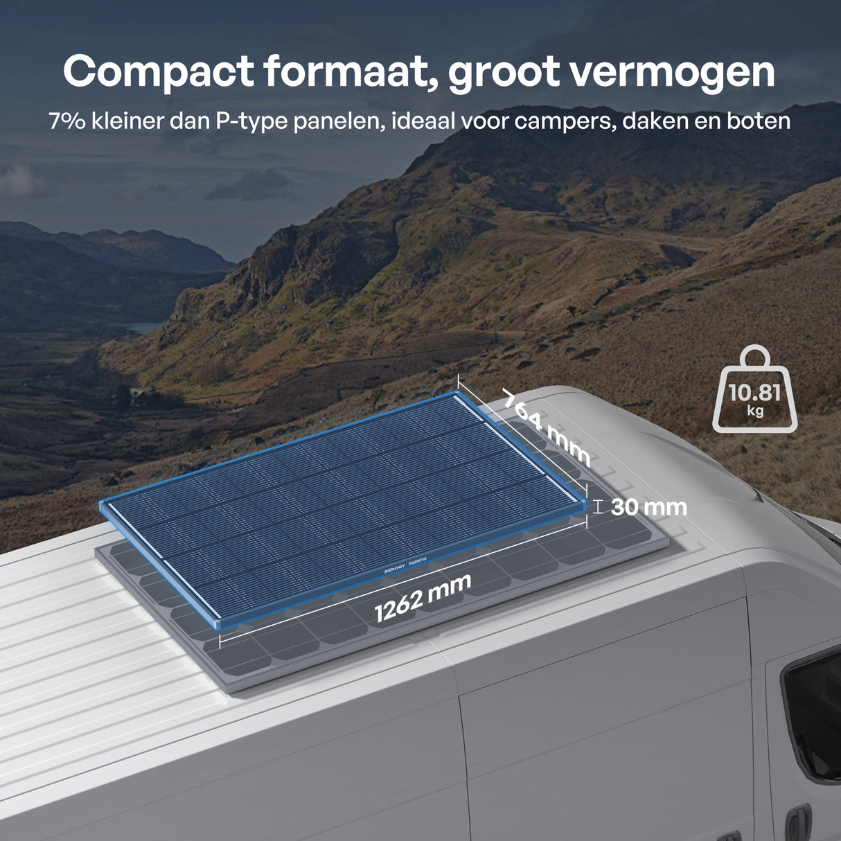 ShadowFlux 200W N-type Hoogefficiënt Anti-Shading Zonnepaneel
