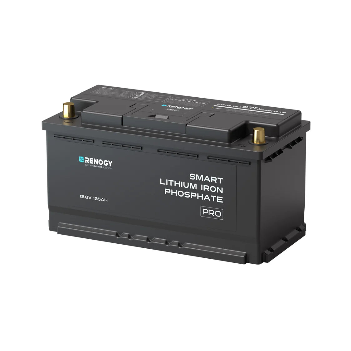 Pro - 12V 135Ah/200Ah LiFePO4-accu onder de zitting, Bluetooth