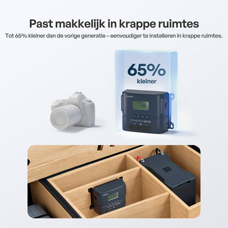 Rover 2 12V/24V 20A Compacte MPPT-laadregelaar met Bluetooth