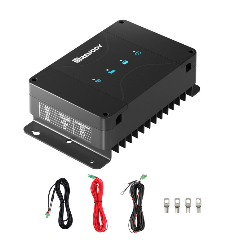 Chargeur de batterie DC-DC 12V 30A à double entrée avec MPPT