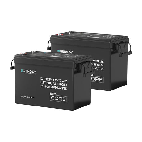 Renogy Core Mini – 12,8V 300Ah LiFePO4 Accu  - 2 Pack 