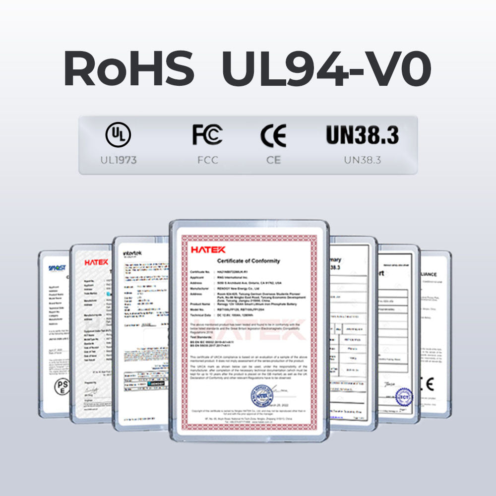 Renogy 12V 100Ah LiFePO4 Core Mini Pro Batterij – Zelfverwarmend met Bluetooth