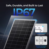 Renogy 16BB N-Type 200W/100W 24V Zonnepaneel