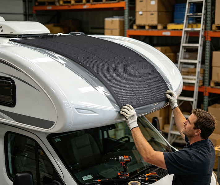 Bevestigen aan een dakdrager
