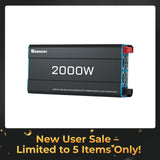 2000W 12V Zonne-omvormer Zuivere Sinus DC naar AC voor Camper, Motorhome, Off-grid