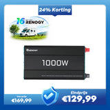 Onduleur solaire 1000W 12V Pur Sinus DC vers AC pour camping-car, fourgon aménagé, hors réseau