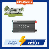 Onduleur solaire 1000W 12V Pur Sinus DC vers AC pour camping-car, fourgon aménagé, hors réseau