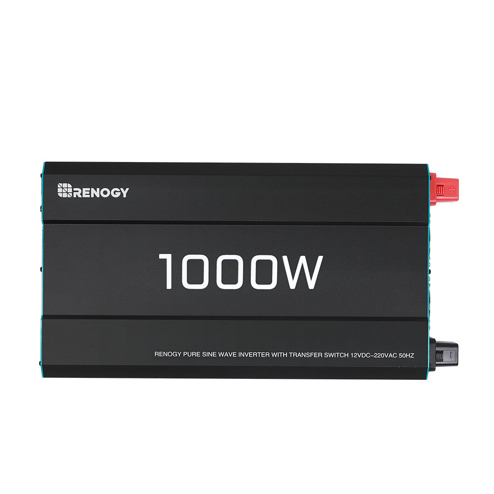 1000W 12V Zonne-omvormer Zuivere Sinus DC naar AC voor Camper, Motorhome, Off-grid
