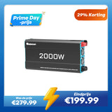 Onduleur Pur Sinus 2000W 12V – CC vers CA pour Camping-car, Fourgon aménagé et Hors-réseau
