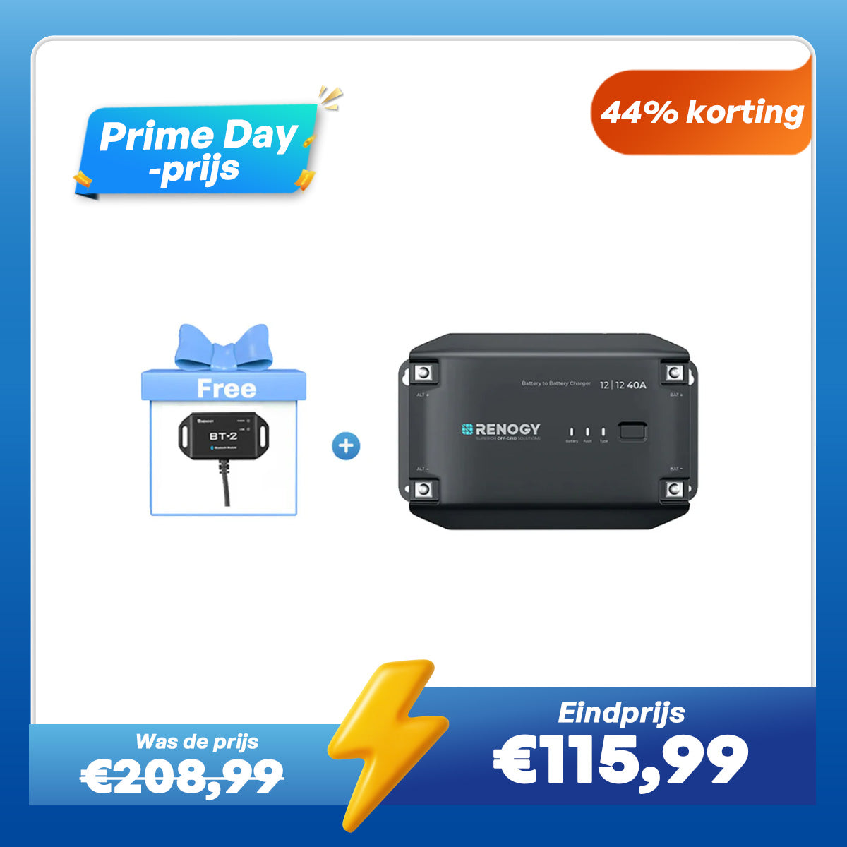 Chargeur de batterie DC-DC 12 V 40 A