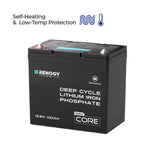 Core Mini DuoHeat — LiFePO₄ 12,8 V 100 Ah Batterij