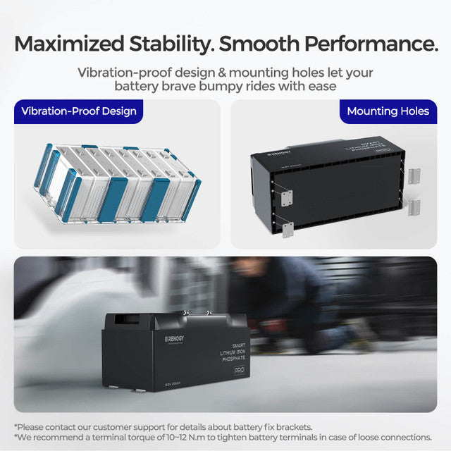 12V 200Ah LiFePO4 Pro Smart Accu – Bluetooth & Autoverwarming