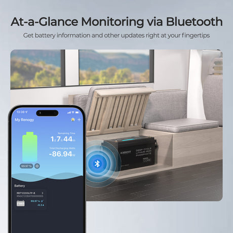 Core – 12V 200Ah LiFePO4 batterij met Bluetooth
