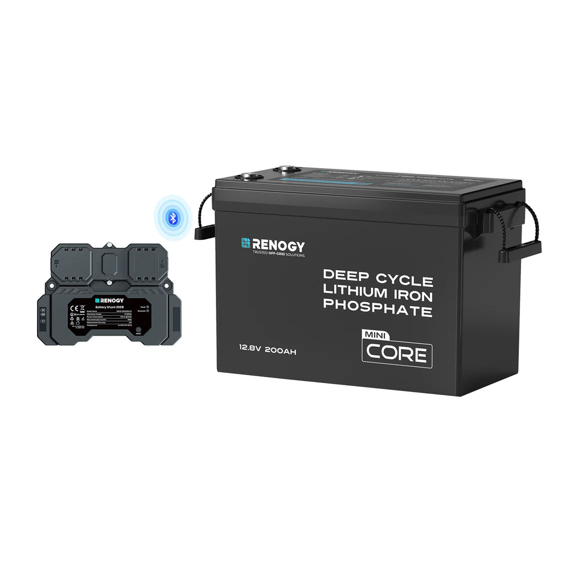 Renogy Core Mini 12,8V 200Ah LiFePO4 Batterij met Lage-Temperatuur