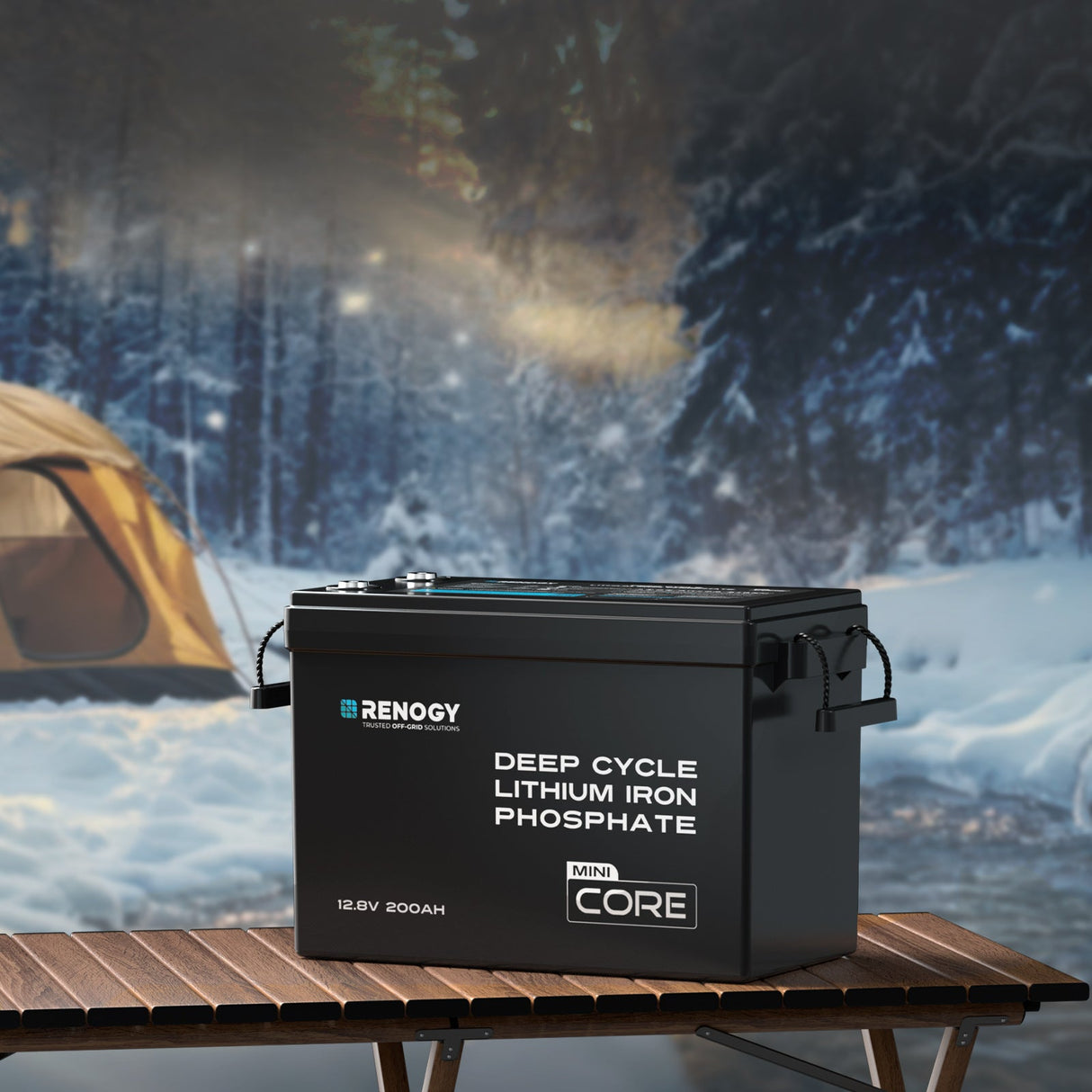 5,12 kWh Caravan Power System | 3000W-omvormer, 200Ah Lithium Battery x2