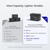 Core Mini – 12,8V 300Ah LiFePO4 Accu met Laagtemperatuurbescherming