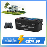 Renogy 12V 300Ah Core Series LiFePO4 Accu – Zelfverwarmend (Nieuwe Versie)